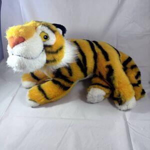 Vintage 1992 Disney Rajah Aladdin Tiger Plush Mattel Arcotoys 14” 90s Toy